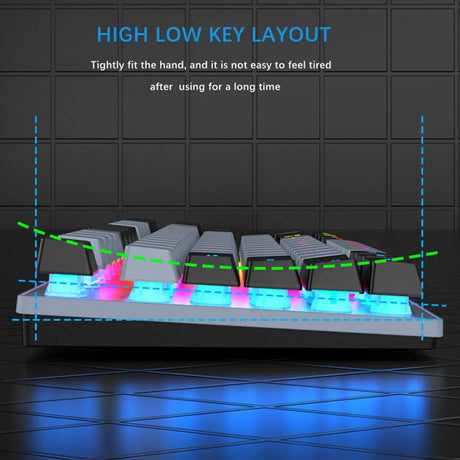 Gaming Keyboard Colorful LED Backlight Office Keyboard for Desktop Typing PC - V.I.P Digital Presence