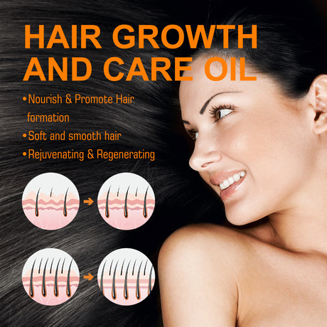 Hair Growth And Care Oil, Repair The Hair Dry Deep Moisturizing Smooth Hair Knot Not Dense Hair Oil - V.I.P Digital Presence
