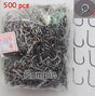 Rompin 500pcs carp fishing hooks with hole High quality Carbon Steel #3-#12 10 size choose Fly carp sea - V.I.P Digital Presence