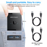 USB 3.0 Bidirectional Switcher Private Mode 2-in-1/1-in-2-in-1/2-in-1 Printer Sharer Distributor - V.I.P Digital Presence
