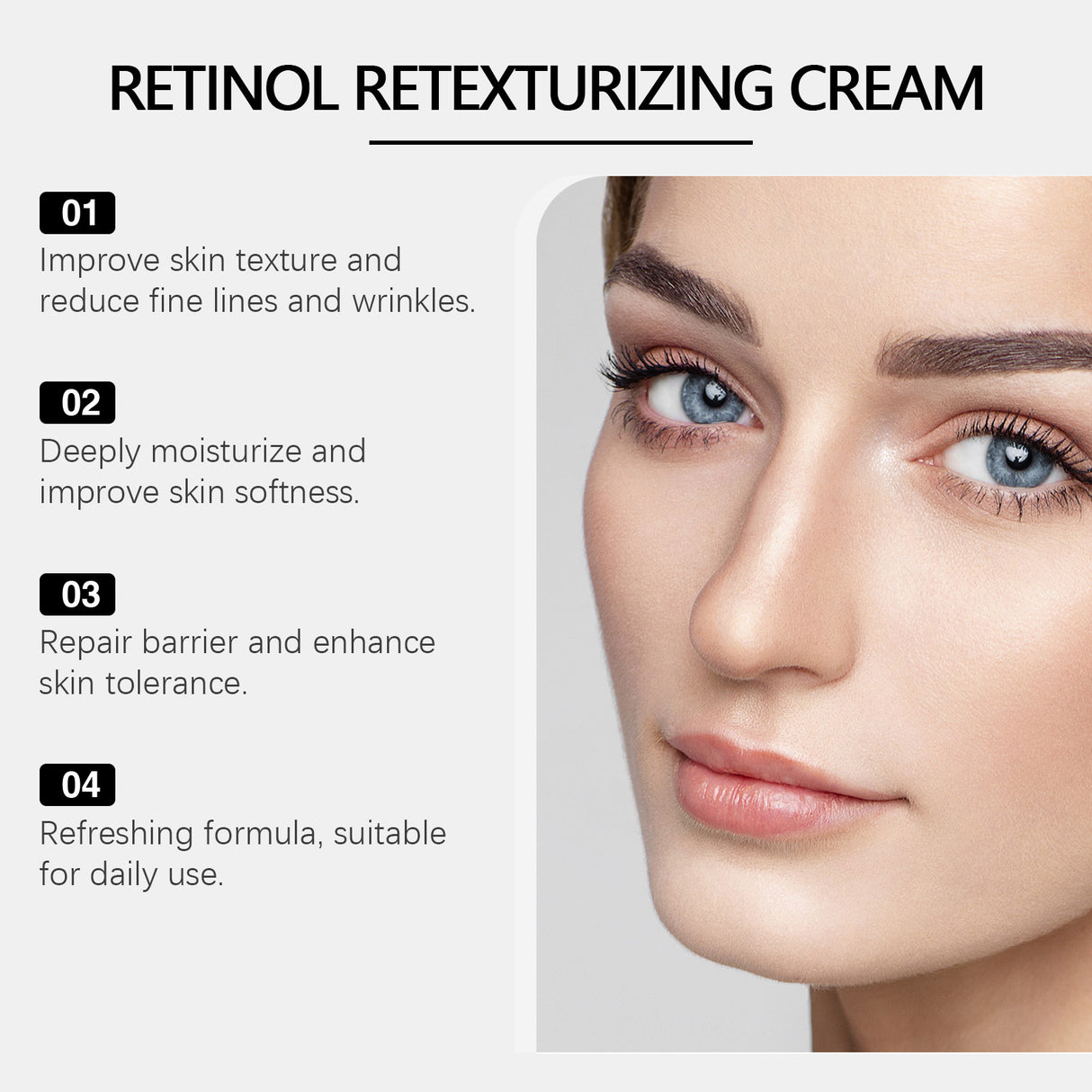 Retinol Cream Improves Dullness, Nourishes Moisture, Brightens Skin, Softens And Refreshes Face Cream