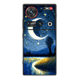 Nubia Z70Sultra Phone Case Leather Business Anti-drop Protective Cover Classic Starry Sky - V.I.P Digital Presence