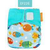Happy Flute 1 pcs heavy wetter night AIO AI2 baby cloth diaper nappy one size fit all - V.I.P Digital Presence