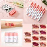 10 PCS Lana Del Rey Lipstick Matte Non Stick Cup Lip Gloss Smoke Pipe Lip Gloss Set Velvet Liquid Lipstick European Makeup - V.I.P Digital Presence