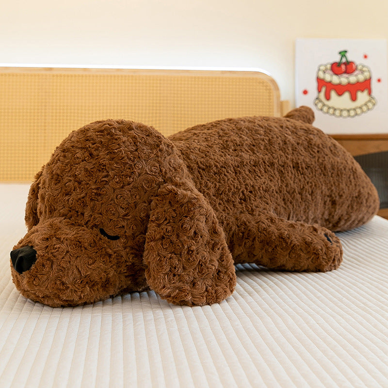 Poodle Doll Super Soft Long Pillow for Lying Dogs Bedside Pillow Doll - V.I.P Digital Presence