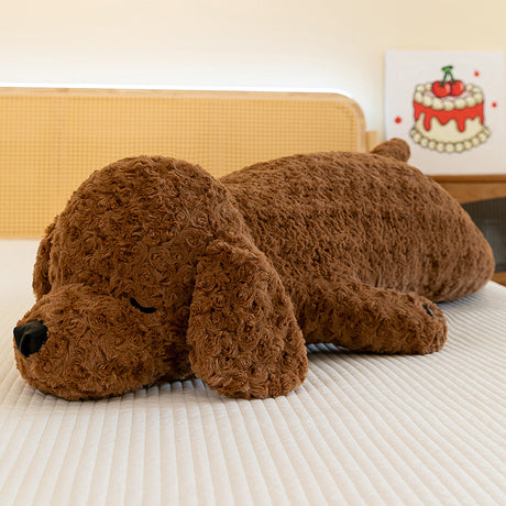 Poodle Doll Super Soft Long Pillow for Lying Dogs Bedside Pillow Doll - V.I.P Digital Presence