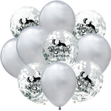 Moon Castle Party Celebrates Latex Balloon Transparent Paper Shard Glitter Balloon Set - V.I.P Digital Presence