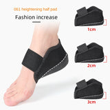 Height-Boosting Heel Protector with Shock Absorption and Pressure Relief, Magic Tape Foot Heel Cover, Silicone Anti-Slip Half-Size Pad - V.I.P Digital Presence