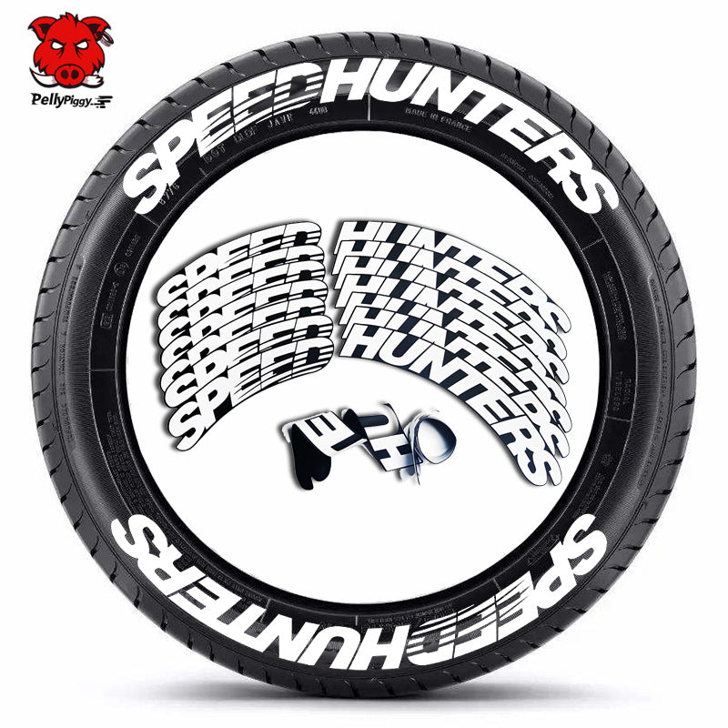 [One-piece set] Tire letter sticker one-piece set One-piece set Suitable for 4 tires No accessories included - V.I.P Digital Presence