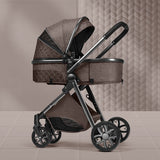 High landscape baby stroller that can sit or lie down lightweight folding two-way shock-absorbing newborn baby stroller - V.I.P Digital Presence