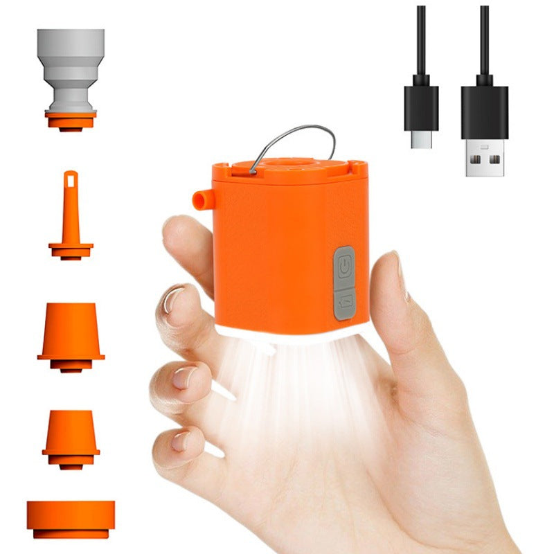 Mini Electric Pump for Inflating/Deflating Air Mattresses & Swimming Rings, Portable for Camping - V.I.P Digital Presence