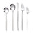 Portuguese Stainless Steel Knife Fork Spoon Golden Steak Knife Fork Set Four-Piece Tableware Set - V.I.P Digital Presence