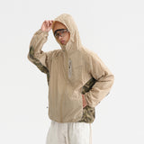 Camouflage Spliced Thin Hooded Sun Protection Clothing Men's Outdoor Sports Reflective Design Casual Jacket Trendy - V.I.P Digital Presence