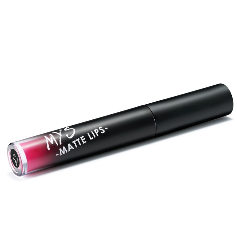 MYS Brand Makeup Matte Liquid Lipstick Tint Waterproof Make Up Long Lasting Lip Stick Nude Lip Gloss Cosmetics Batom - V.I.P Digital Presence