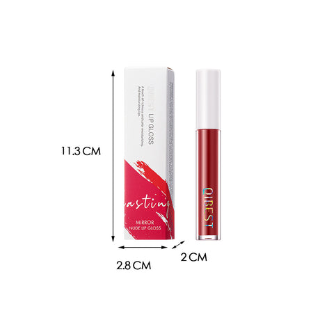 QIBEST Mirror Water Glossy Lip Gloss Glass Lip Gloss Moisturizing Lip Frozen Toot Lip Glaze, Big Mouth Lip Plumping Lip Gloss - V.I.P Digital Presence