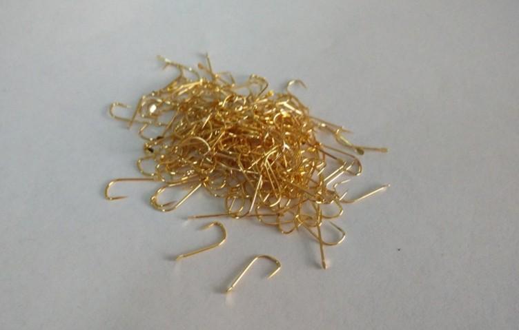 Rompin 100pcs fly fishing hook golden fishing hook small high carbon steel Fresh Water - V.I.P Digital Presence