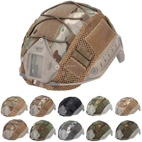 Tactical Helmet Cover for  Fast MH PJ BJ Helmet Airsoft Paintball Army Helmet Cover Military Accessories - V.I.P Digital Presence