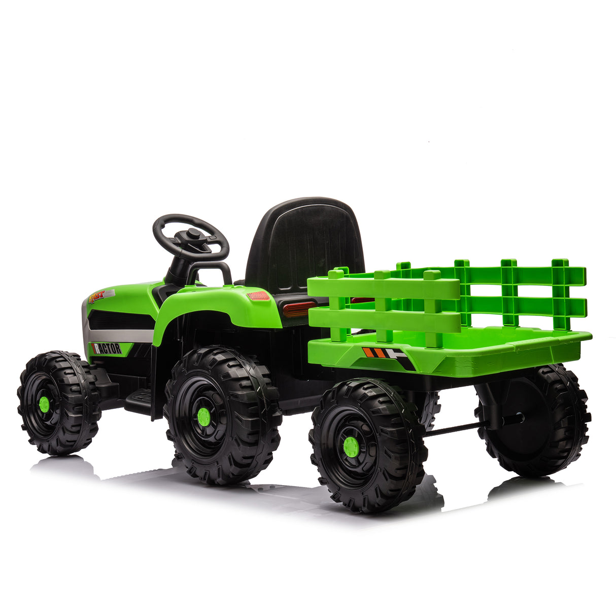 Children's electric tractor toy, powered by 24V battery, 200w * 2 motor 1.86-4.97MPH/remote control three speed adjustable - V.I.P Digital Presence
