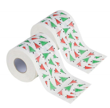 Christmas Pattern Printing Roll Toilet Paper Household  Tissue Bathroom Web Q0KD - V.I.P Digital Presence
