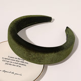 Wide edge velvet sponge hair clip for women's head clip high skull top hair clip - V.I.P Digital Presence