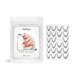 French Gradient Nail Sticker Gradient Nail Sticker Easy Nail Decor Personalized Nail Sticker