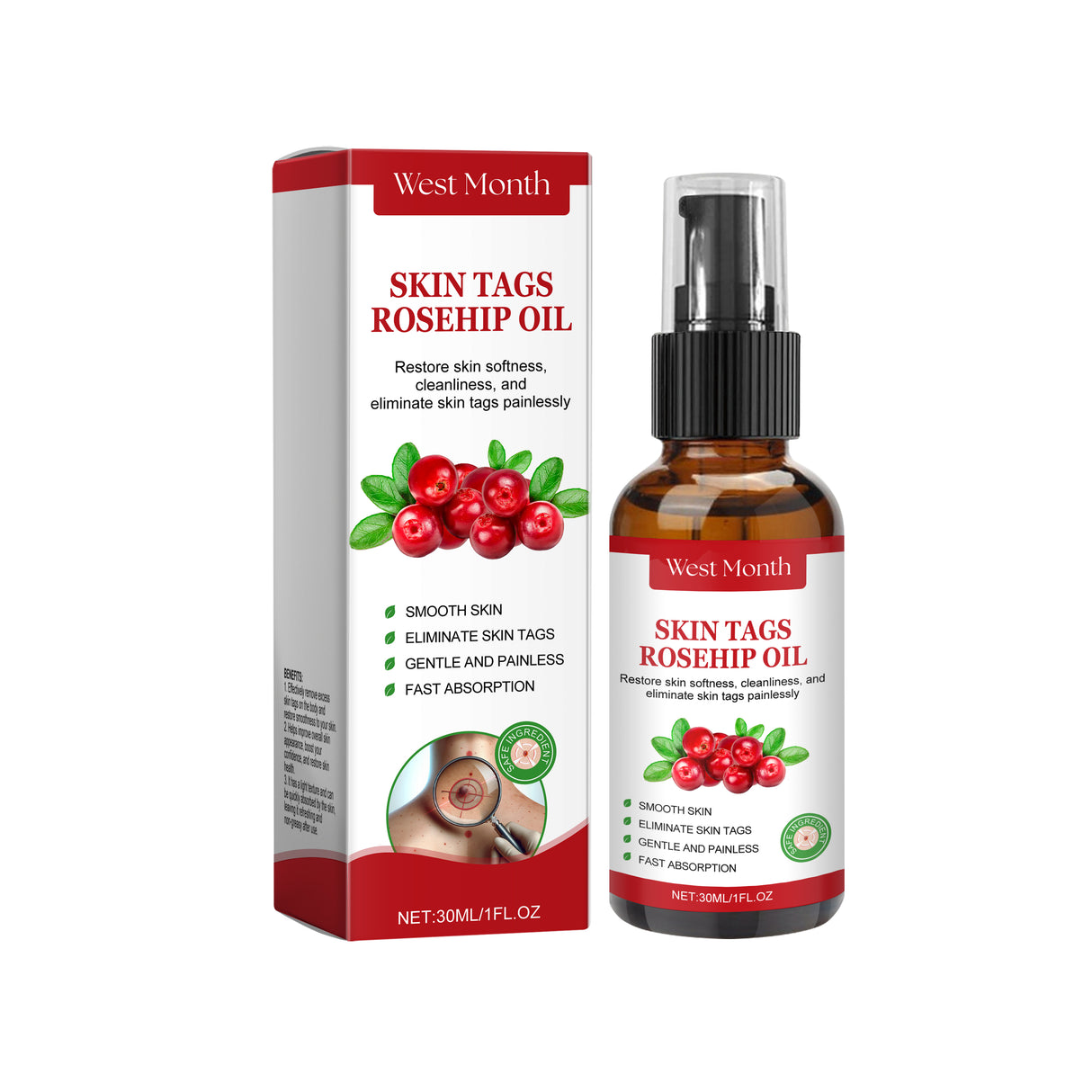 Rosehip Seed And Wart Essence Oil, Moisturizes And Restores Smooth Skin - V.I.P Digital Presence