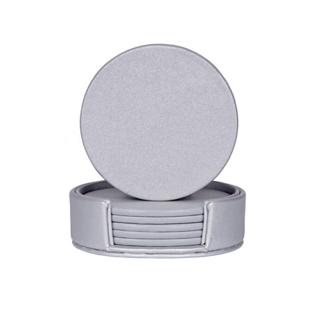 Creative PU leather coaster Exquisite insulated tea water cushion Square leather coaster - V.I.P Digital Presence