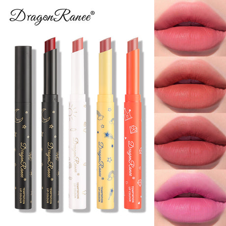 Crayon Lipstick Milk Tea Color Red Bean Paste Color Lip Liner Student Velvet Lipstick Pen Matte Lipstick - V.I.P Digital Presence