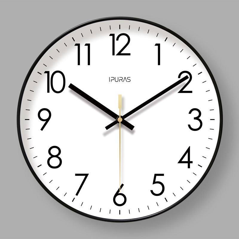 2025 New 10/12/14 - inch Electronic Calendar Wall Clock. Monitors temp & humidity. Dual - display. Mute. Quartz movement. - V.I.P Digital Presence