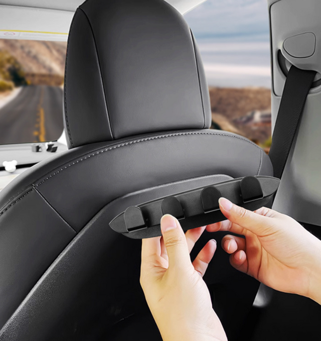Suitable for Tesla car mounted hook model3Y car interior rear seat back hook artifact accessories - V.I.P Digital Presence