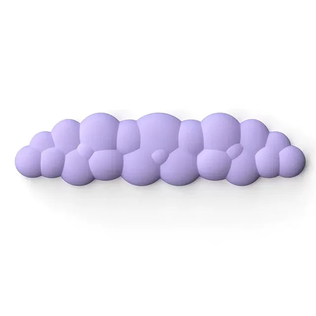 Alfombrilla de ratón con reposamuñecas para teclado, nube, antideslizante, espuma viscoelástica, para escritorio, oficina, gamer, ratón, reposamuñecas