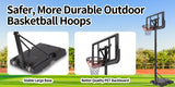 Basketball Hoop Basketball System 4.76-10ft Height Adjustable with 4 Basketball, Net Pocket, Inflator Set - V.I.P Digital Presence