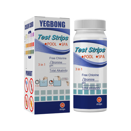 Test Strips, Swimming Pool Speed Residual Chloric Acid Base Number Total Alkalinity Total Hardness Water Quality Test Paper - V.I.P Digital Presence