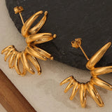 Titanium Steel Irregular Shape Earrings - V.I.P Digital Presence