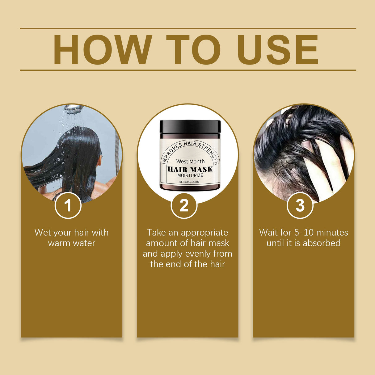 Repair Moisturizing Hair Mask, Moisturizing, Nourishing And Repairing Dry Hair, Smooth, Soft And Glossy Hair Mask - V.I.P Digital Presence
