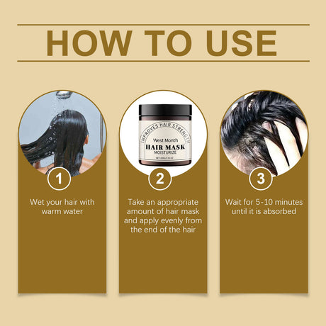 Repair Moisturizing Hair Mask, Moisturizing, Nourishing And Repairing Dry Hair, Smooth, Soft And Glossy Hair Mask - V.I.P Digital Presence