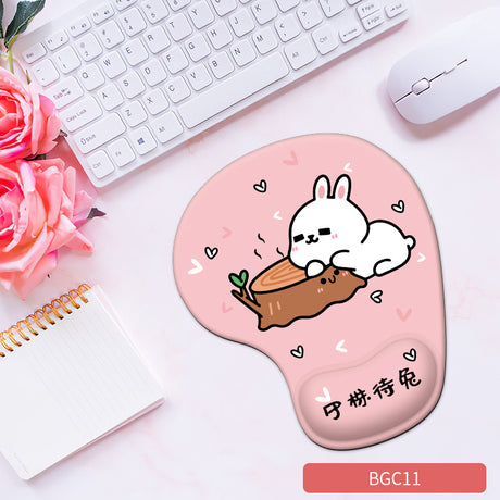 Silicone wrist mouse pad female comfortable computer soft non-slip hand rest pad thick non-slip wrist rest cute game pad - V.I.P Digital Presence