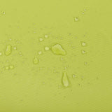 Outdoor Furniture with Tempered Glass Table,  Set Deep Seating with Thick Cushion  (Fluorescent Yellow & Green)
