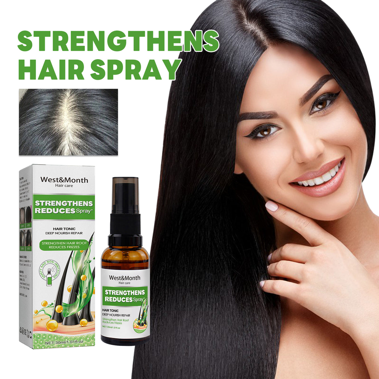Dense Hair Spray Anti-Loss Hair Thickening And Strengthening Hair Treatment Dense Hair Spray - V.I.P Digital Presence