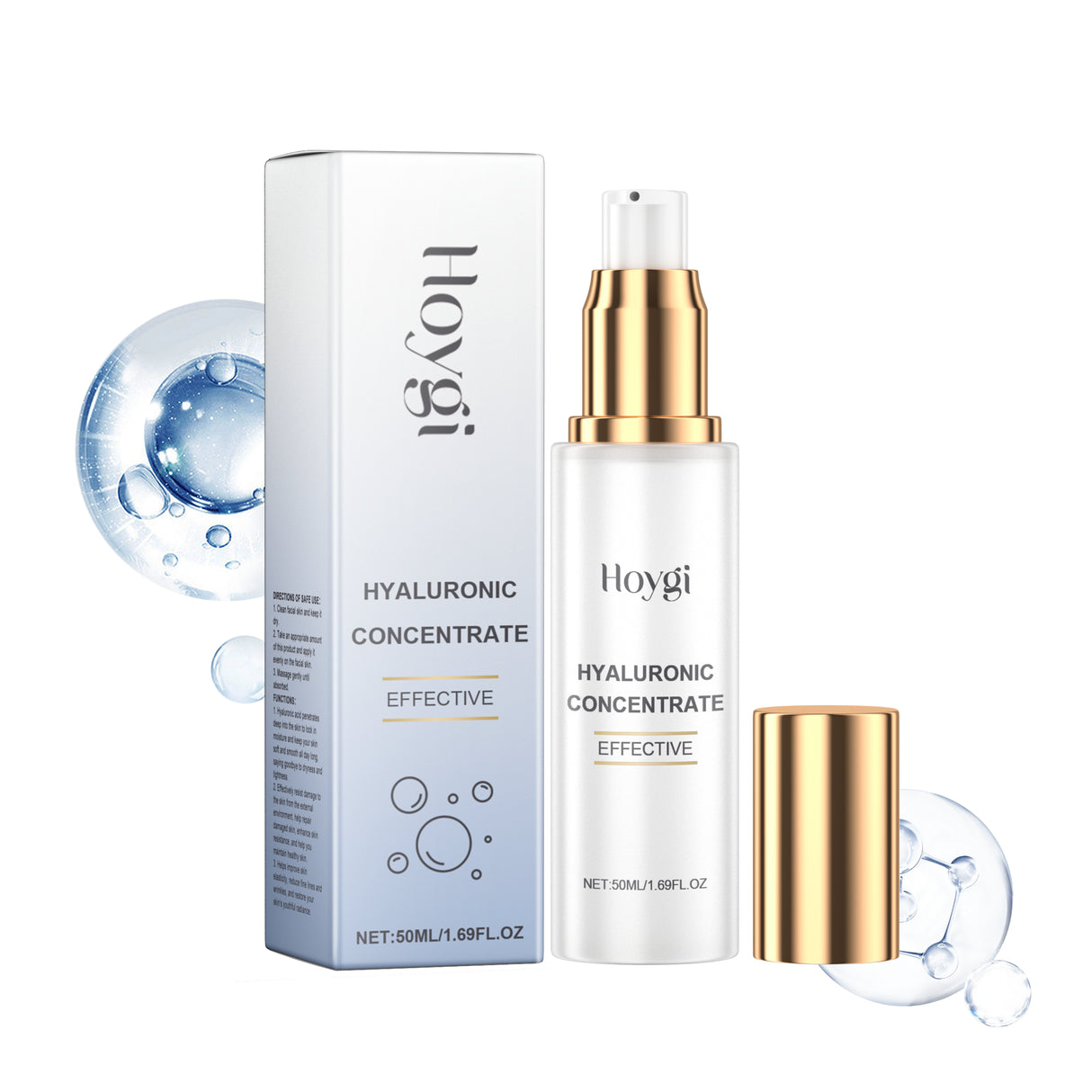 Hyaluronic Acid Hydrating Essence Gently Nourishes Skin, Hydrates, Moisturizes, Brightening And Rejuvenating Essence