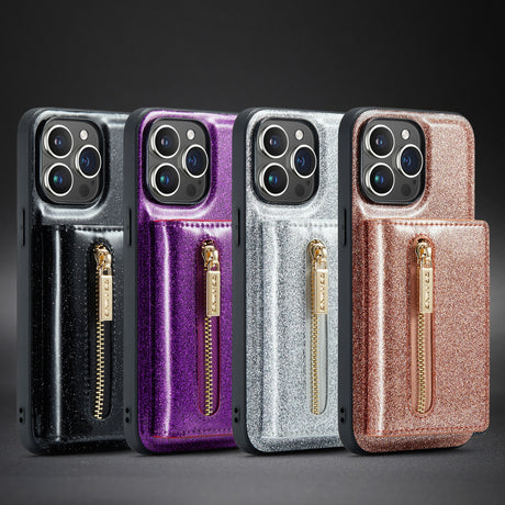 M3 For iPhone 14 Pro Max Glitter Wallet Protective Case iPhone 14 Pro Two In One Magnetic Phone Case - V.I.P Digital Presence