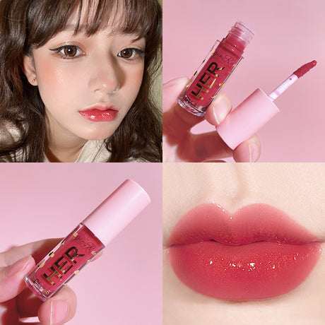 Glazed Mirror Water Lip Glaze Lipstick Female Student Lip Gloss Moisturizing Moisturizing Lip Glaze Toot Jelly Glass Lip Gloss - V.I.P Digital Presence