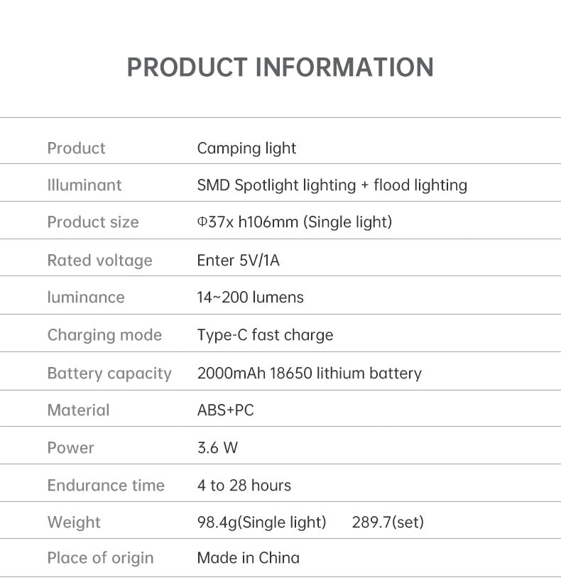 Outdoor Camping Light Portable Night Light Portable Flashlight Tripod Stand Lighting Lighthouse Marquee Tent Atmosphere Light - V.I.P Digital Presence