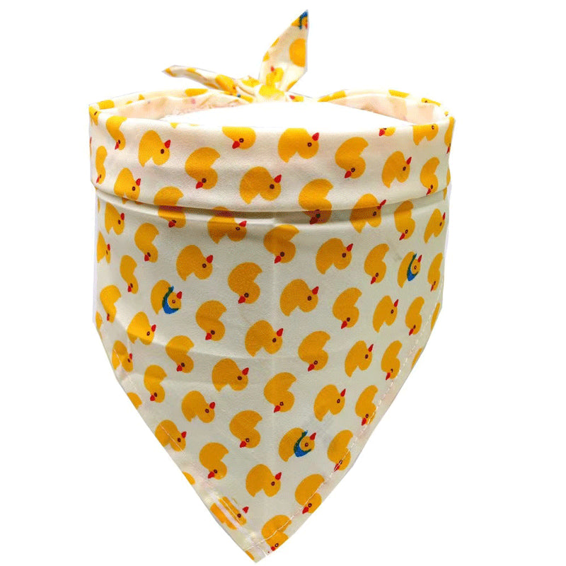 Pet Accessories Summer Pet Drool Towel Fruit Style Pet Scarf Pure Cotton Dog Triangle Scarf - V.I.P Digital Presence