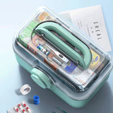 Large Capacity Family Medicine Organizer Box Portable First Aid Kit Medicine Storage Boxes Organizers Plastic Organizing Home - V.I.P Digital Presence