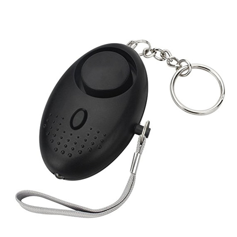 Alarma de autodefensa de 140 dB, alerta de seguridad, alarma de emergencia fuerte, llavero, seguridad personal para mujeres, niños, ancianos y niñas.