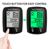Wired LCD Digital Bicycle Computer - Speedometer and Odometer with Backlight, a Must - have Bike Accessory - V.I.P Digital Presence