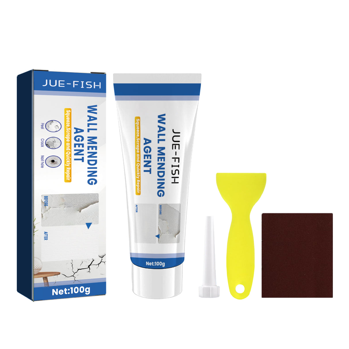 Wall Repair Paste, Face Repair And Renovation Cover Mildew Stains Household Wall Cracks Repair Paste - V.I.P Digital Presence