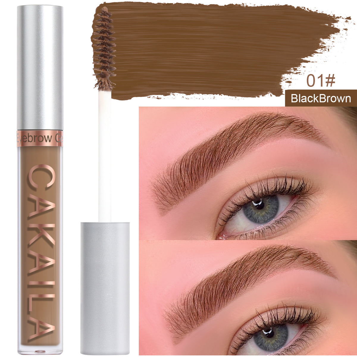 CAKAILA Eyebrow tint matte non smudge coloring long lasting eyebrow styling - V.I.P Digital Presence
