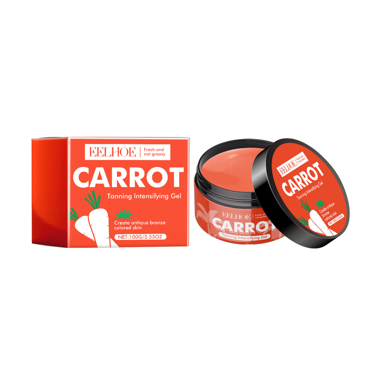 Carrot Black Gel Equalizes Skin Tone And Creates A Healthy Cream For Wheat Skin - V.I.P Digital Presence